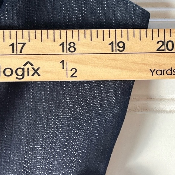 New York & Co Women's Minimalist Dark Blue Midi Sheath Dress Fully Lined Large - Picture 8 of 13